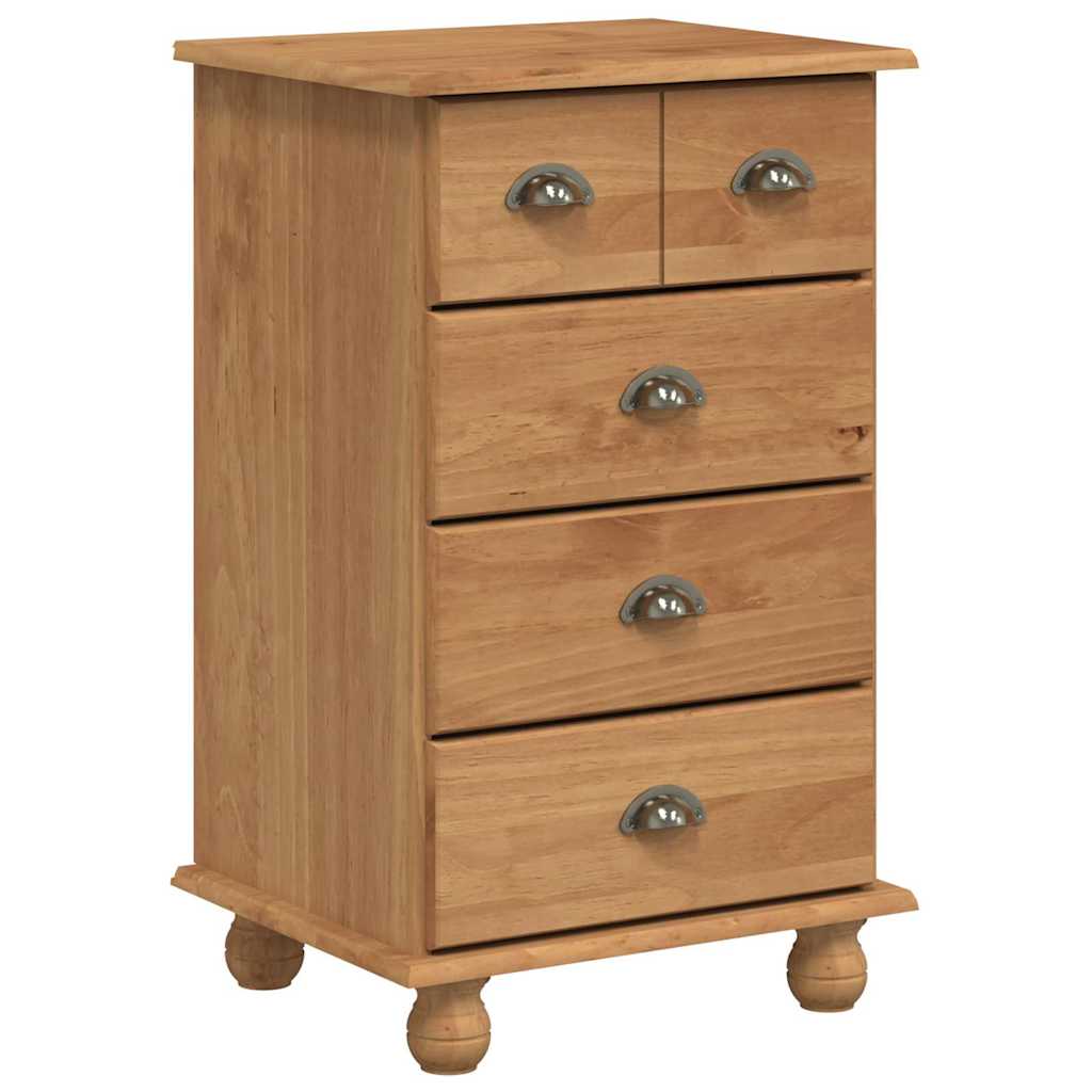 Chest of Drawer ASKIM Brown 45.8 x 40 x 79 cm Solid Pine Wood