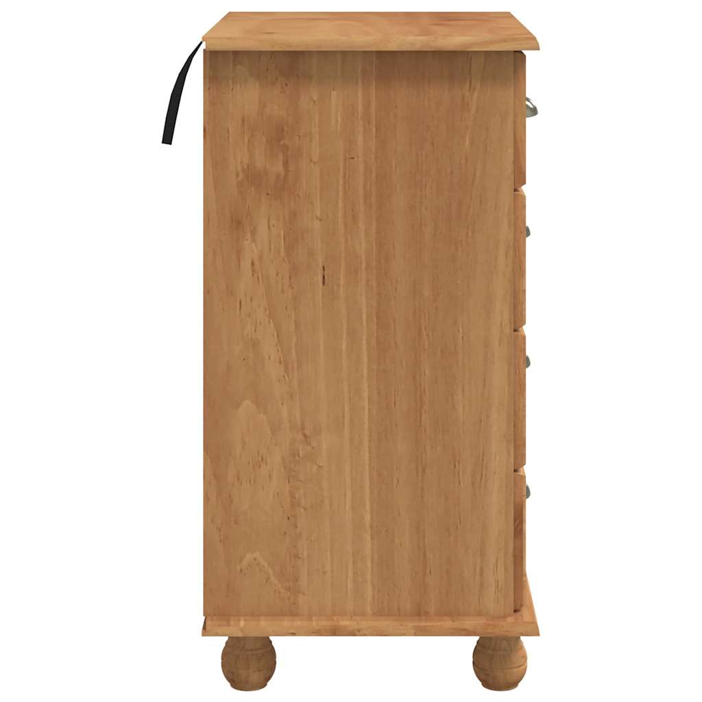 Chest of Drawer ASKIM Brown 45.8 x 40 x 79 cm Solid Pine Wood