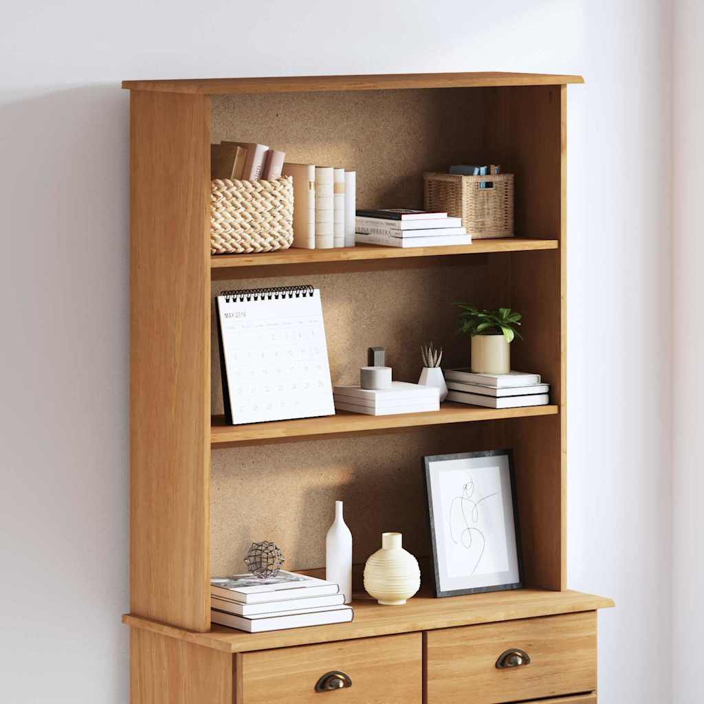 Hutch ASKIM 91 x 30 x 104 cm Solid pine wood