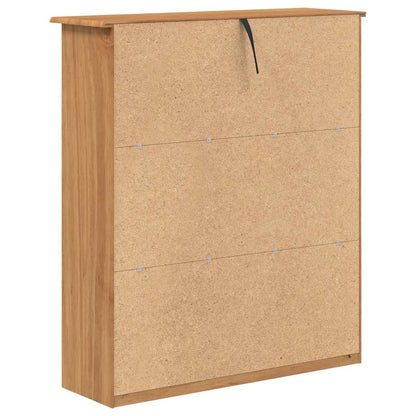 Hutch ASKIM 91 x 30 x 104 cm Solid pine wood