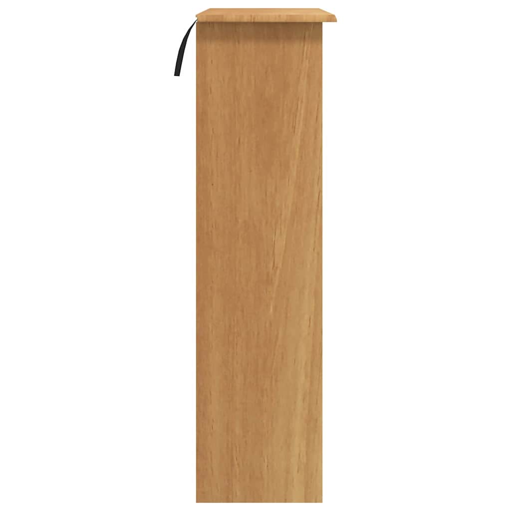 Hutch ASKIM 91 x 30 x 104 cm Solid pine wood