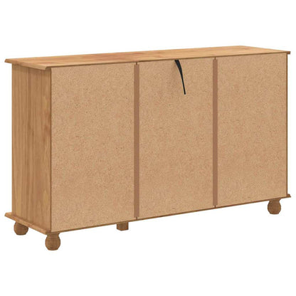 Chest of Drawer ASKIM Brown 79 x 40 x 133.5 cm Solid Pine Wood