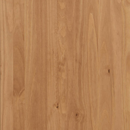 Chest of Drawer ASKIM White 79 x 40 x 133.5 cm Solid Pine Wood