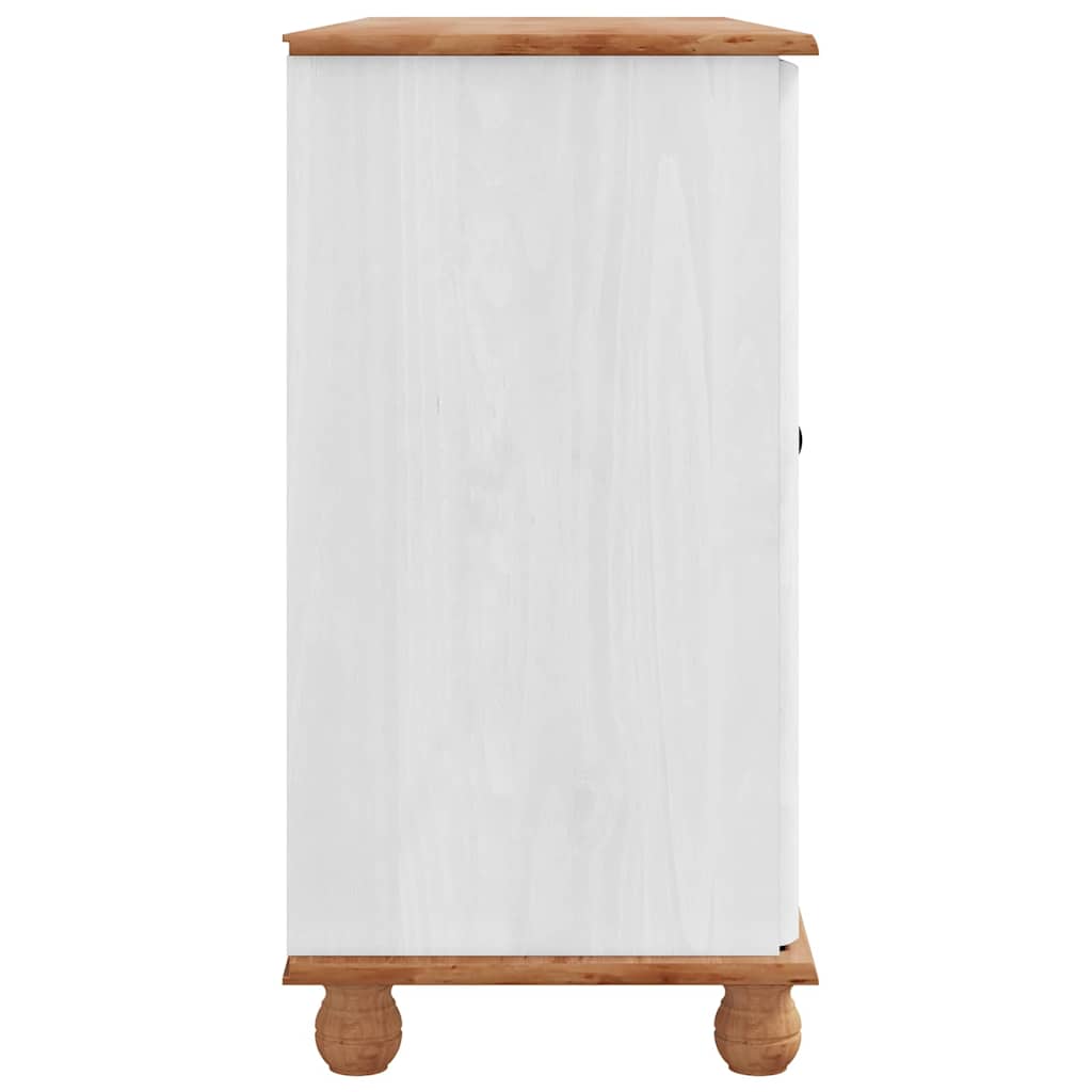 Sideboard with Drawer ASKIM 133.5 x 40 x 79 cm Solid pine wood