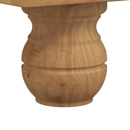 Writing Desk ASKIM Brown 95 x 40 x 75 cm Solid Pine Wood