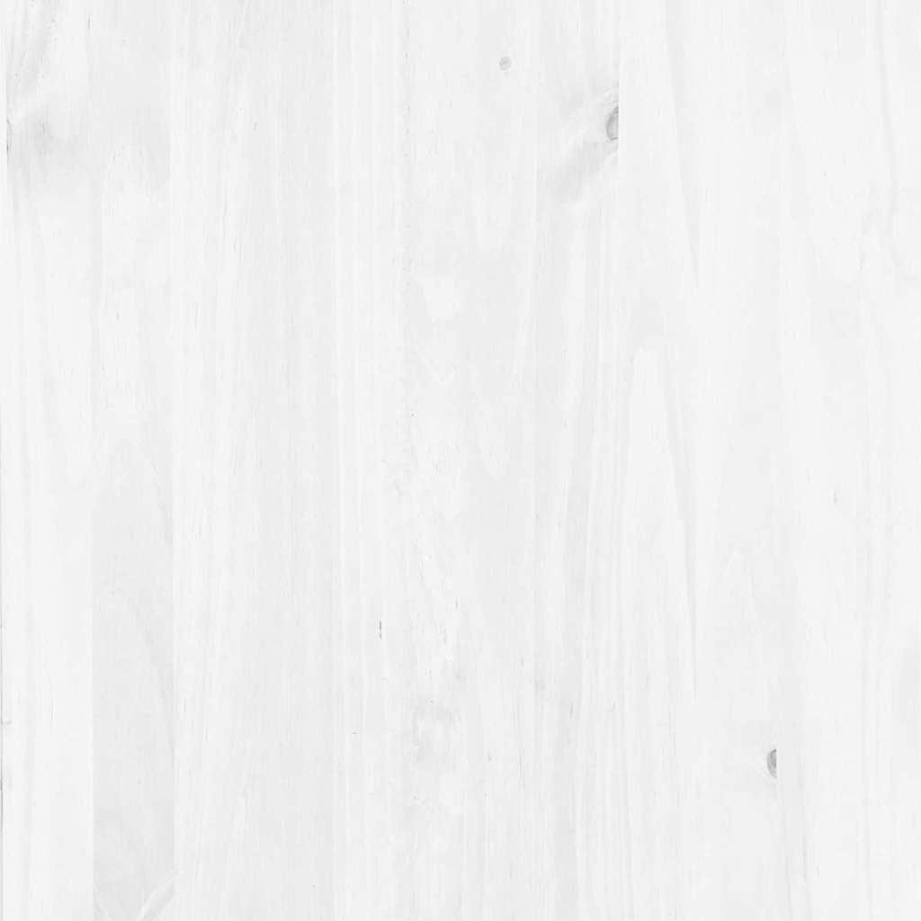 Writing Desk ASKIM White 95 x 40 x 75 cm Solid Pine Wood