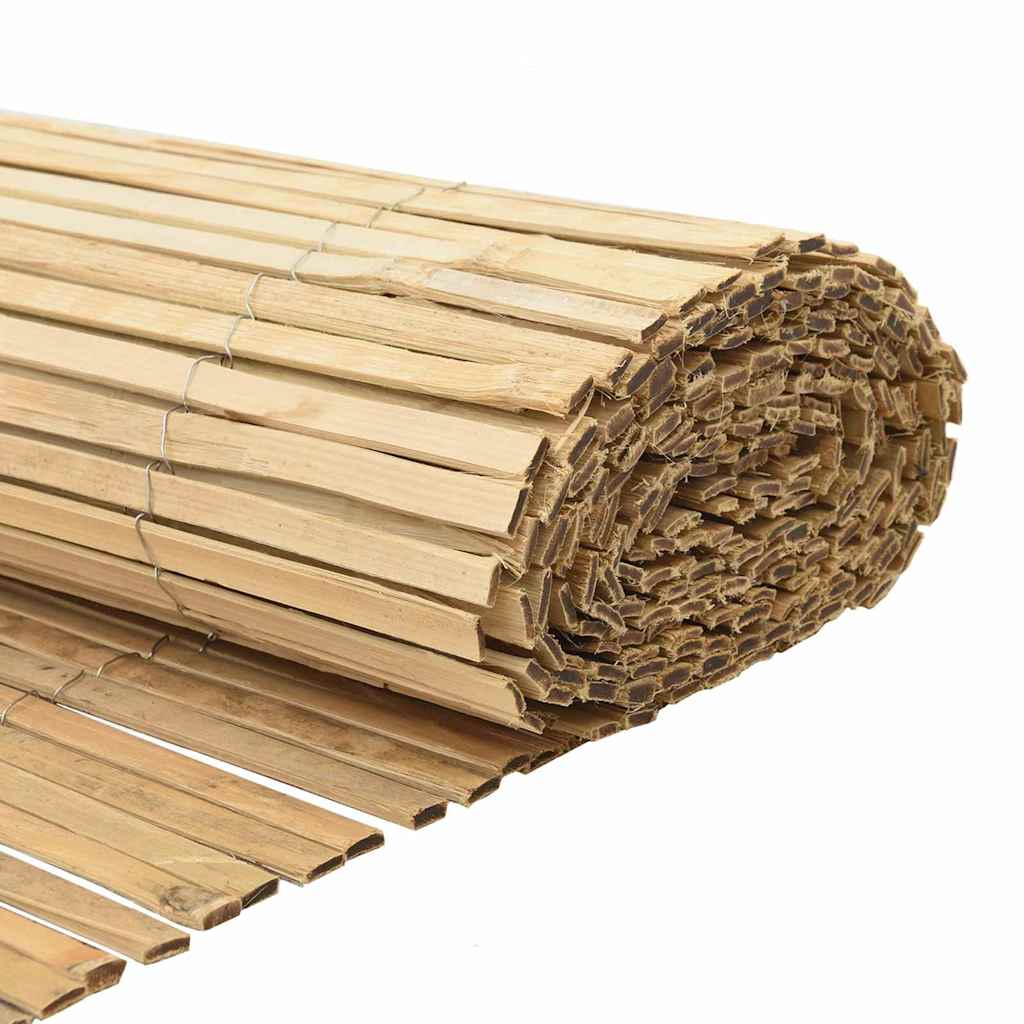 Bamboo Fence Natural 400 x 125 cm Bamboo