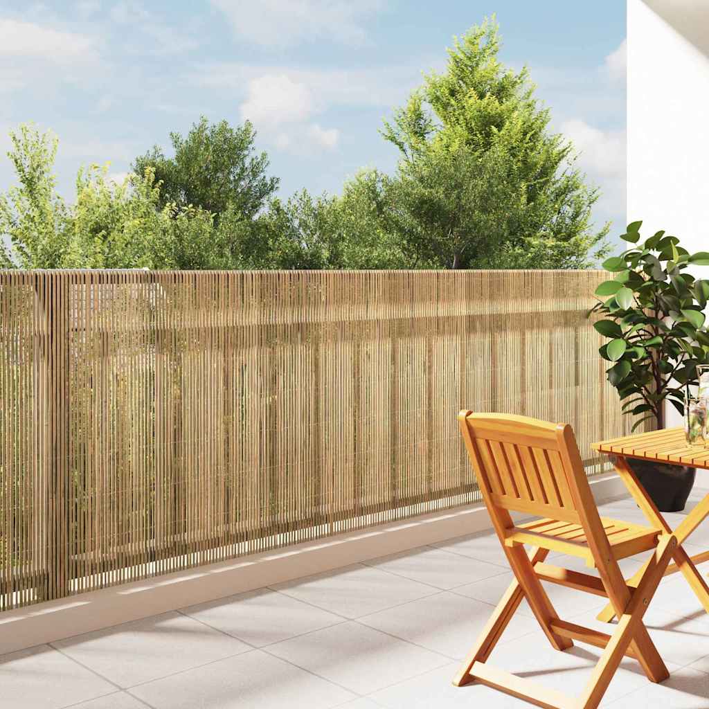 Bamboo Fence Natural 400 x 125 cm Bamboo