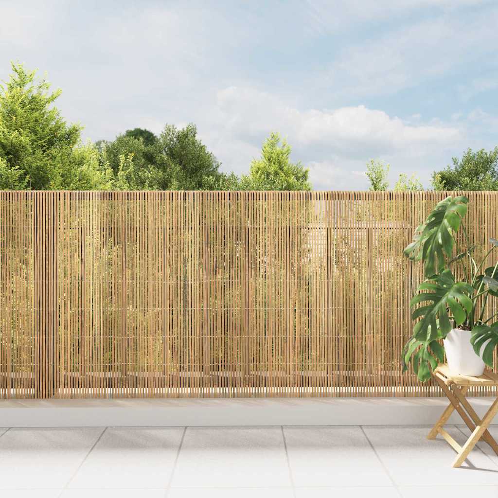 Bamboo Fence Natural 400 x 125 cm Bamboo