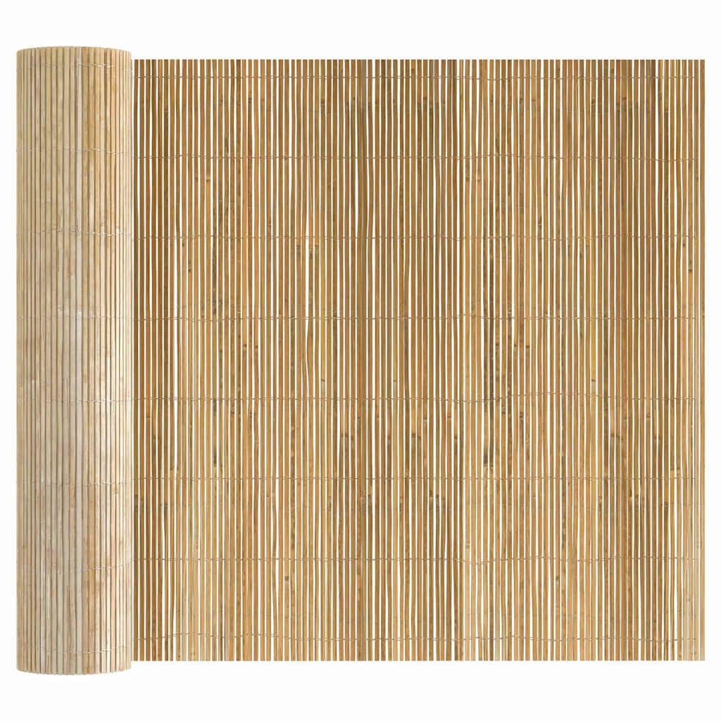 Bamboo Fence Natural 400 x 125 cm Bamboo
