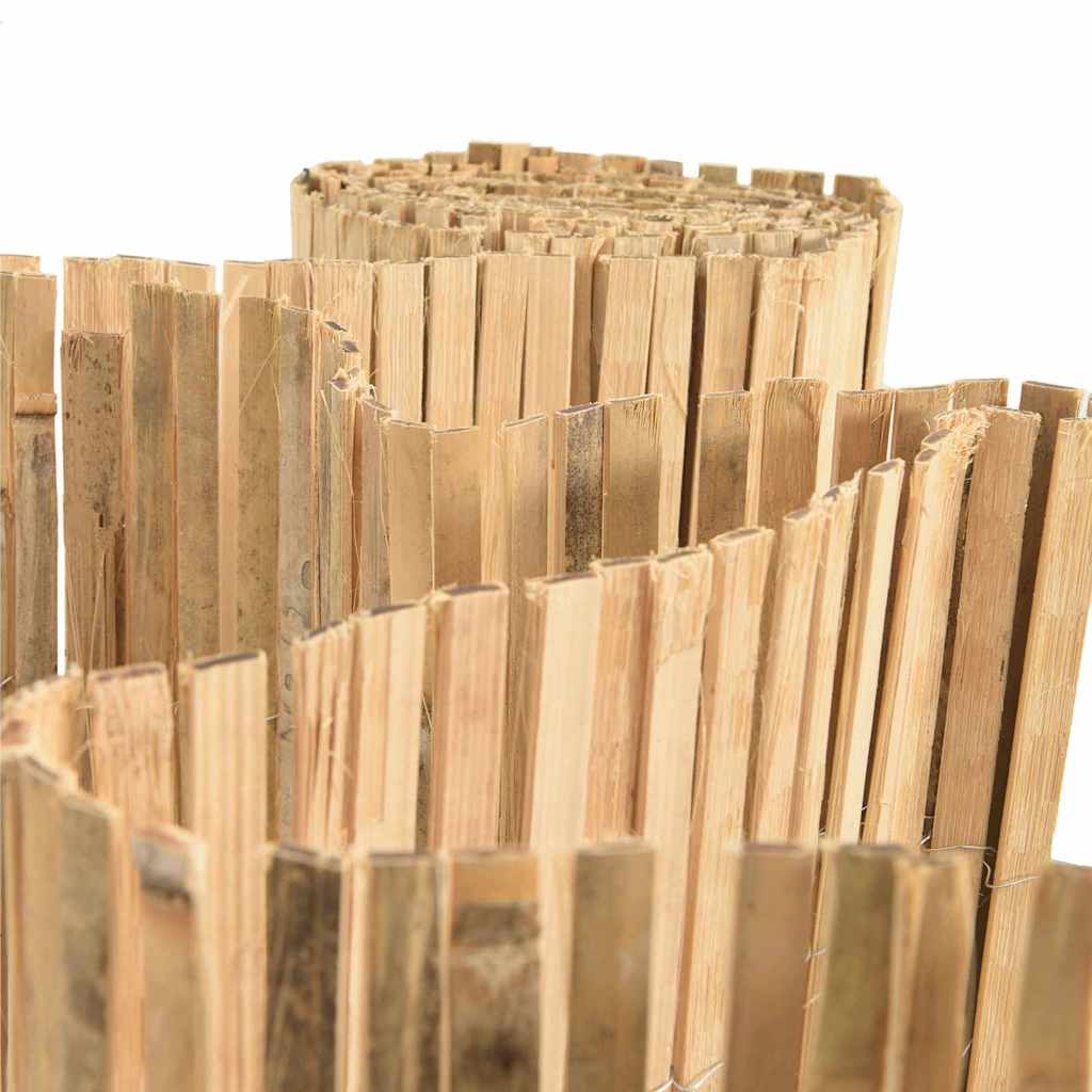 Bamboo Fence Natural 400 x 150 cm Bamboo