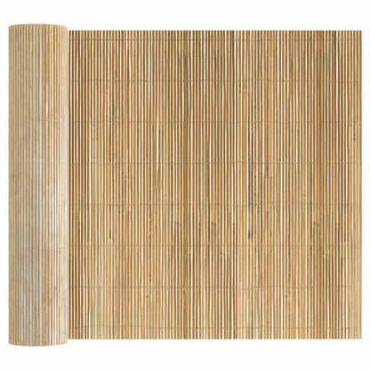 Bamboo Fence Natural 400 x 150 cm Bamboo