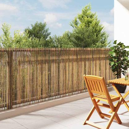 Bamboo Fence Natural 400 x 125 cm Bamboo