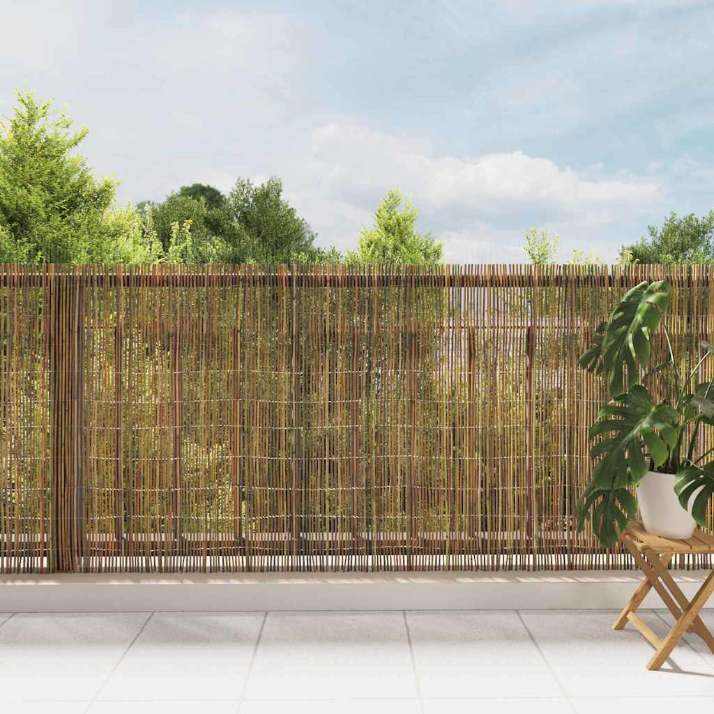 Bamboo Fence Natural 400 x 125 cm Bamboo