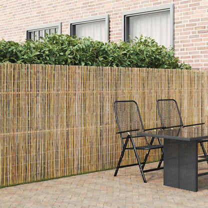 Bamboo Fence Natural 400 x 150 cm Bamboo