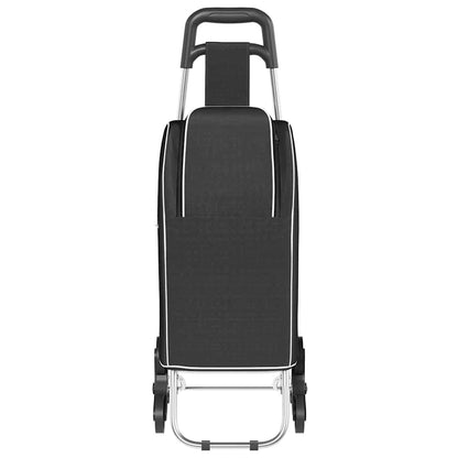 Shopping Trolley Folding Black 39.5 x 33 x 93 cm Oxford fabric