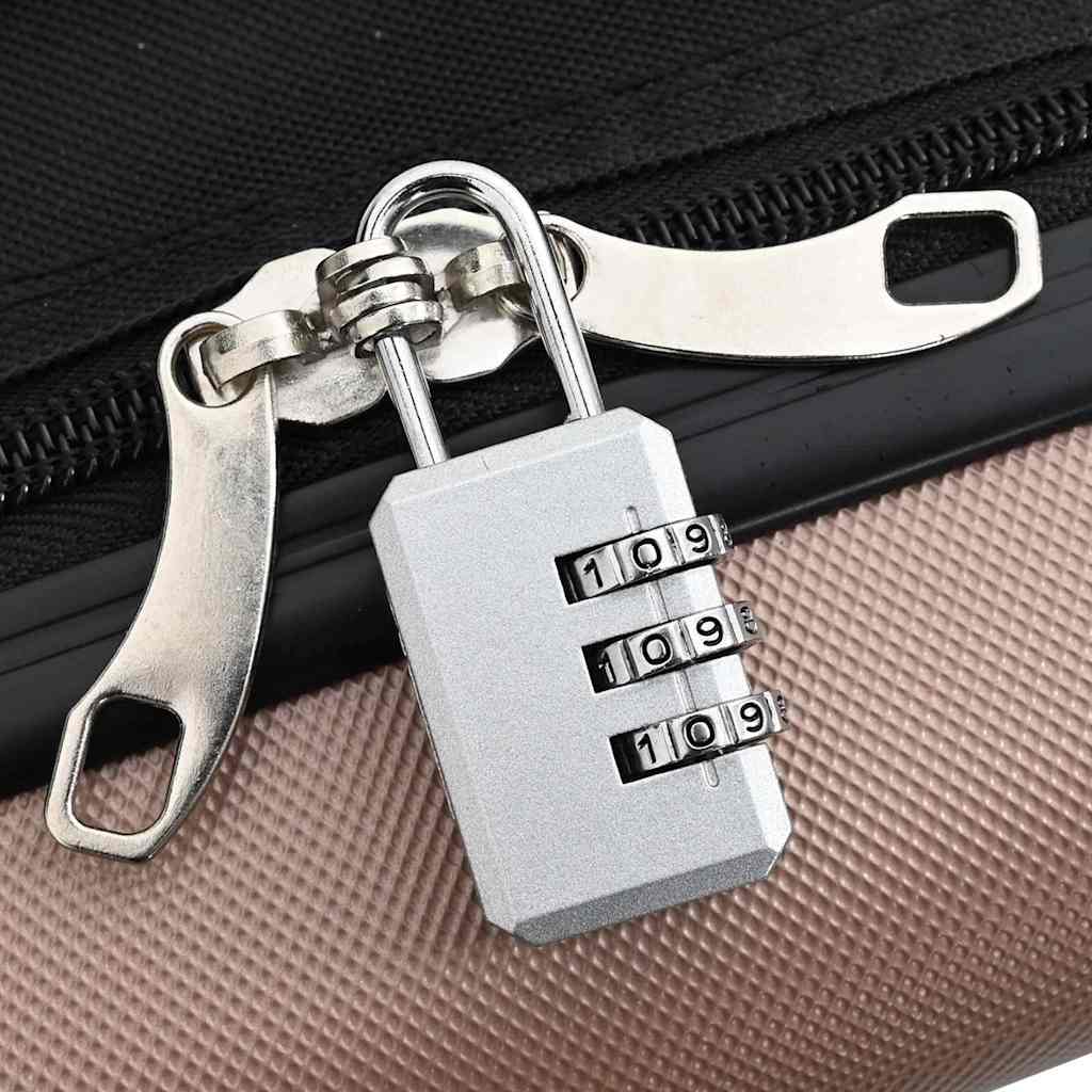 Suitcase Folding Rose gold 50 x 30 x 76 cm ABS Plastic