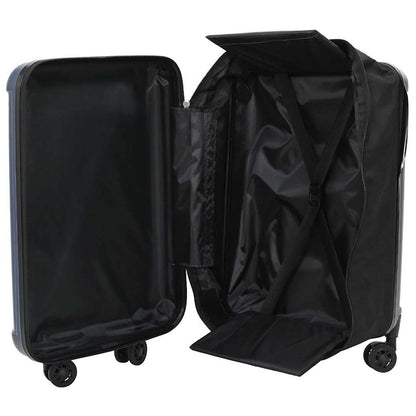 Suitcase Folding Dark blue 34 x 23 x 55.5 cm ABS Plastic