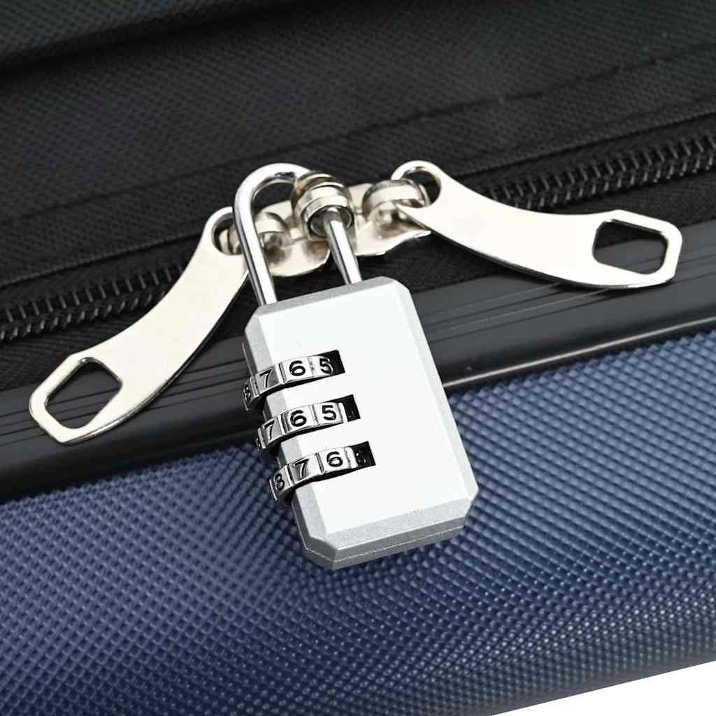 Suitcase Folding Dark blue 43 x 27 x 66 cm ABS Plastic