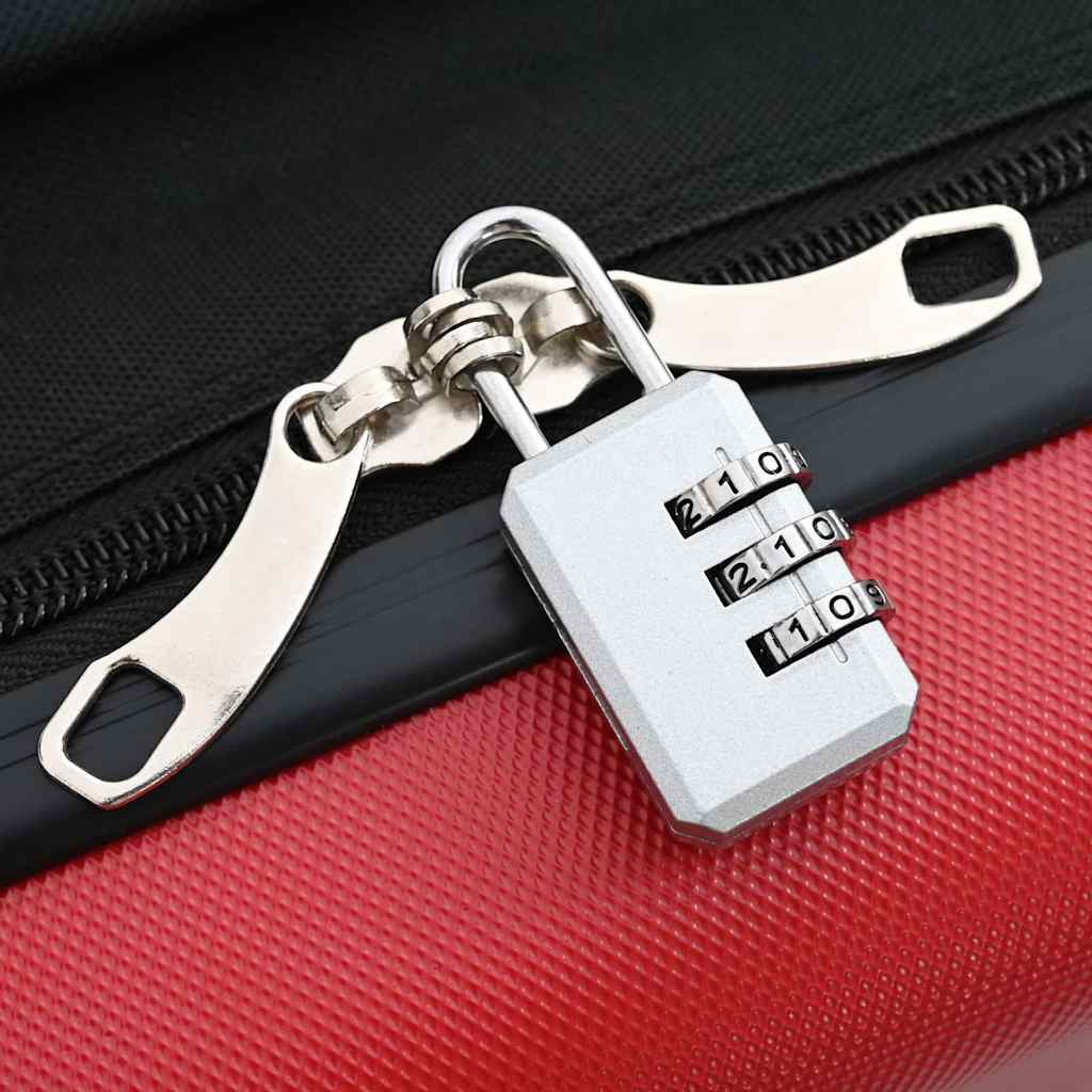 Suitcase Folding with Lock Red 43 x 27 x 66 cm ABS Plastic