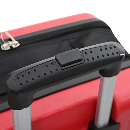 Suitcase Folding with Lock Red 43 x 27 x 66 cm ABS Plastic