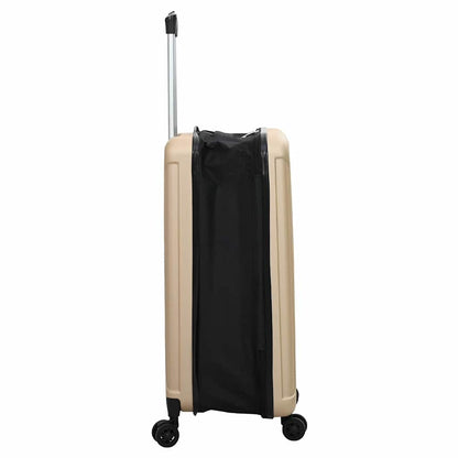 Suitcase Folding Champagne 43 x 27 x 66 cm ABS Plastic