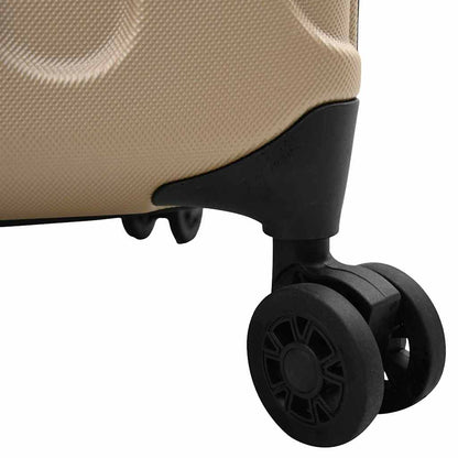 Suitcase Folding Champagne 50 x 30 x 76 cm ABS Plastic