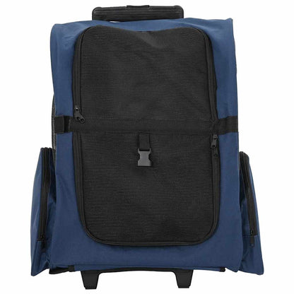 Pet Trolley 3-in-1 Design Blue 48x32x(57-106) cm Oxford Fabric