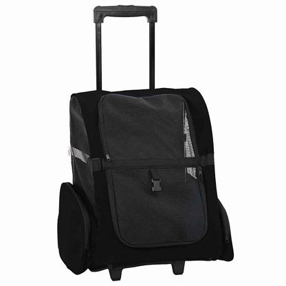 Pet Trolley 3-in-1 Design Black 48x32x(57-106) cm Oxford Fabric