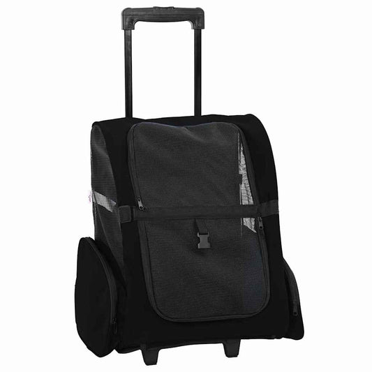 Pet Trolley 3-in-1 Design Black 48x32x(57-106) cm Oxford Fabric
