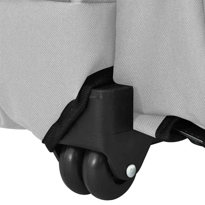 Pet Trolley 3-in-1 Design Grey 48x32x(57-106) cm Oxford Fabric