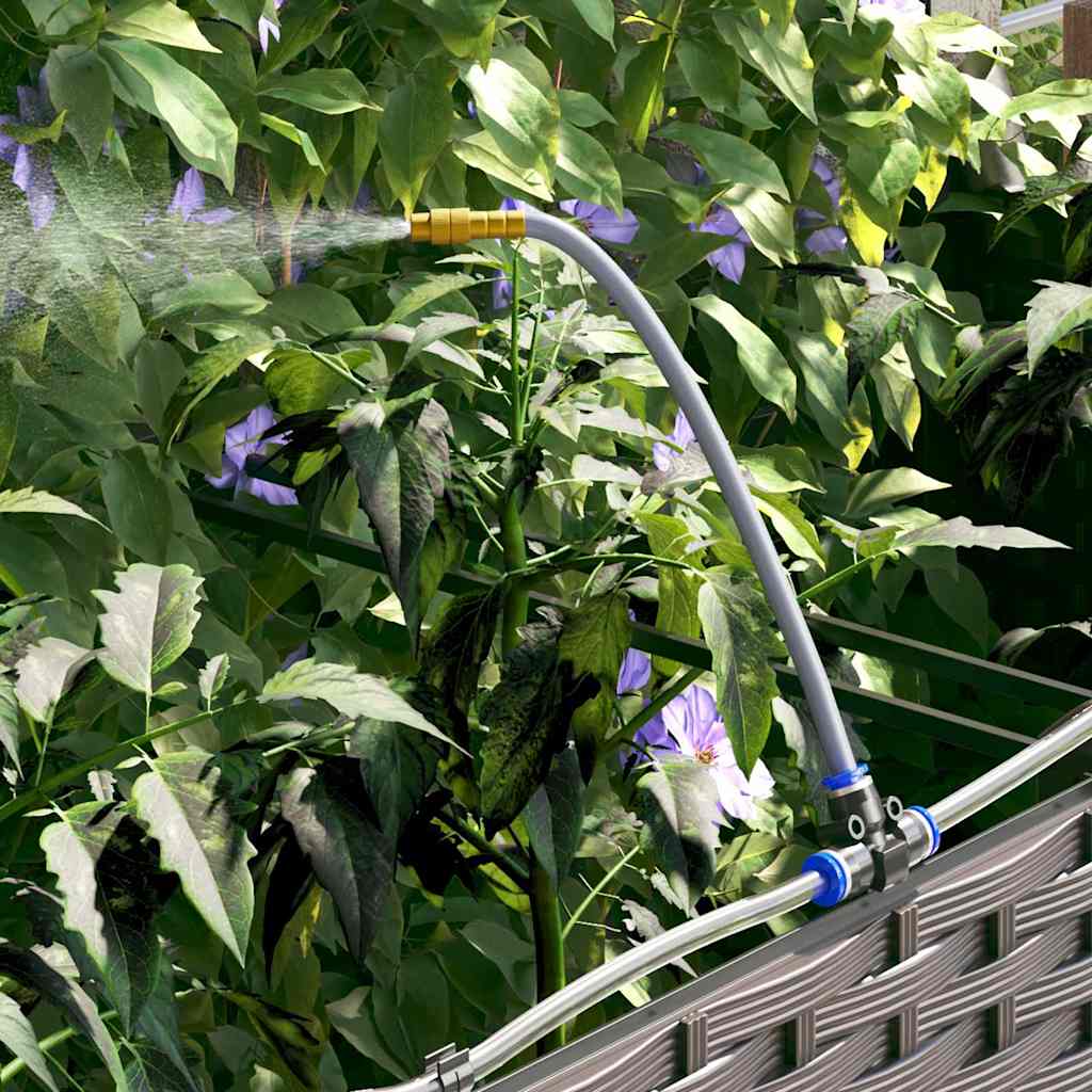 Garden Planter 4 pcs Brown Steel