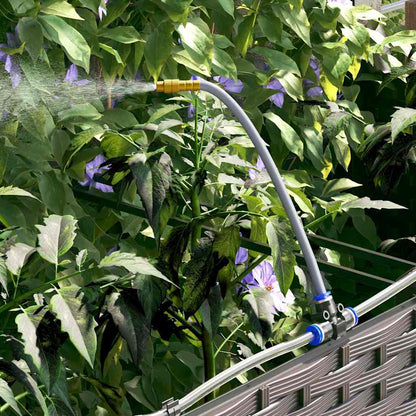 Garden Planter 4 pcs Brown Steel