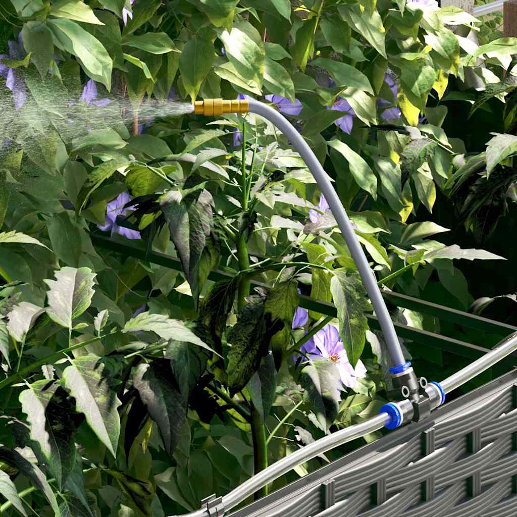 Garden Planter 4 pcs Black Steel