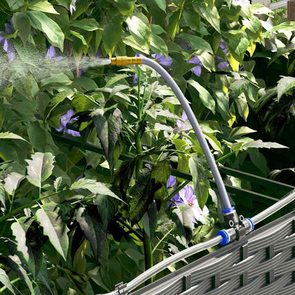 Garden Planter 4 pcs Black Steel