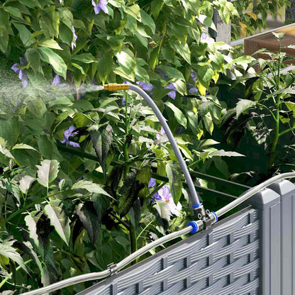 Garden Planter 3 pcs LiGht Grey 120 x 40 x 142 cm Plastic
