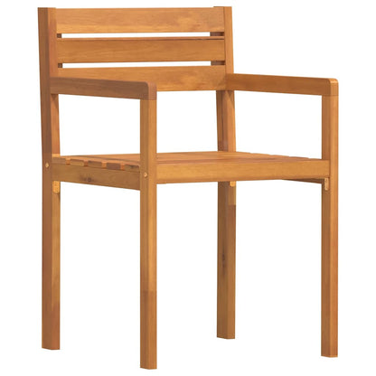 3 Piece Garden Dining Set Solid Wood Acacia