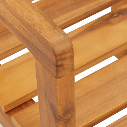 5 Piece Garden Dining Set Solid Wood Acacia