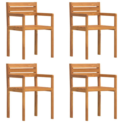 5 Piece Garden Dining Set Solid Wood Acacia