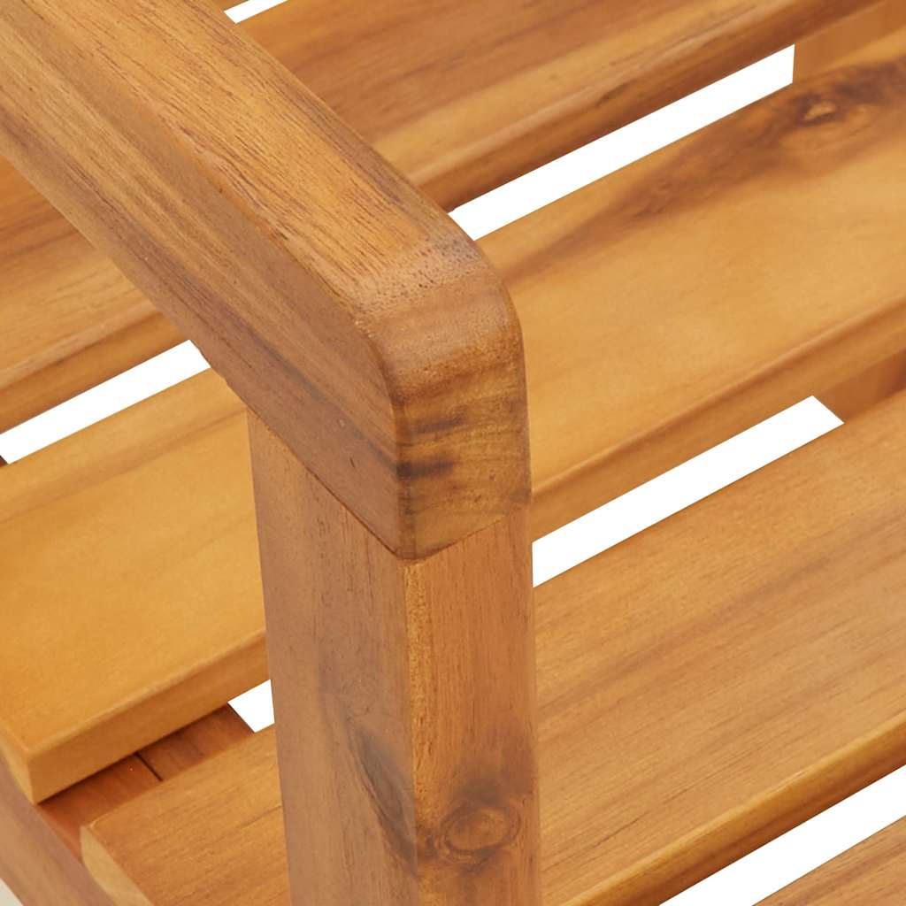 7 Piece Garden Dining Set Solid Wood Acacia