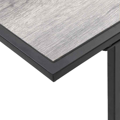 Garden Table Grey 100 x 55 x 70 cm Wood