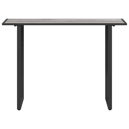 Garden Table Grey 100 x 55 x 70 cm Wood