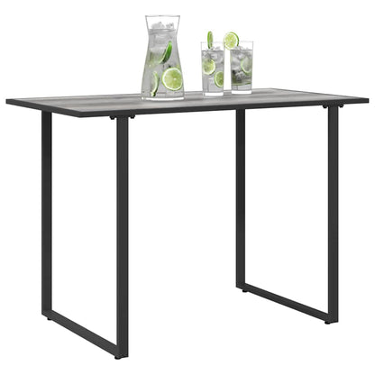 Garden Table Grey 100 x 55 x 70 cm Wood