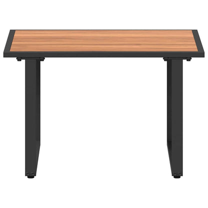 Coffee Table Black and Brown 55 x 55 x 35 cm