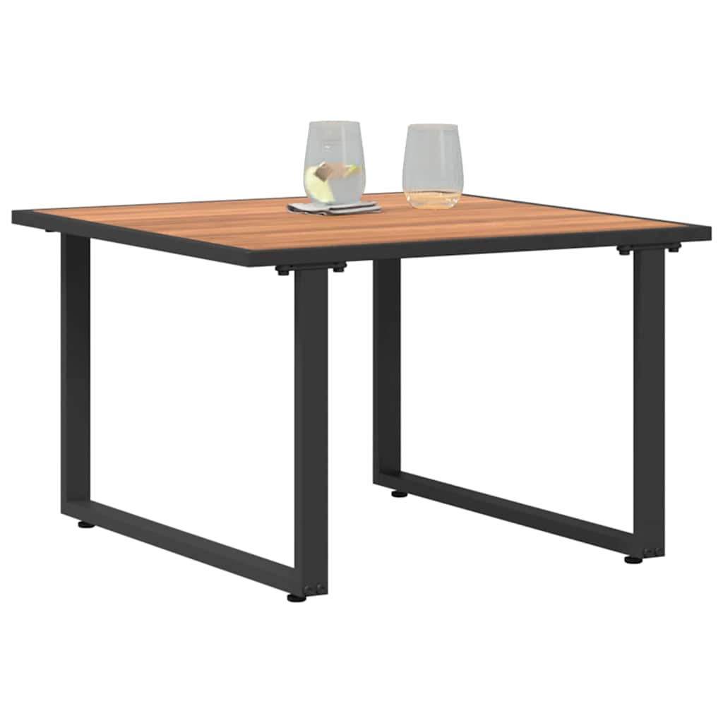 Coffee Table Black and Brown 55 x 55 x 35 cm