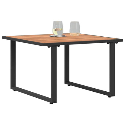 Coffee Table Black and Brown 55 x 55 x 35 cm