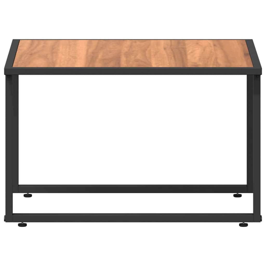 Coffee Table Black and Brown 55 x 55 x 35 cm