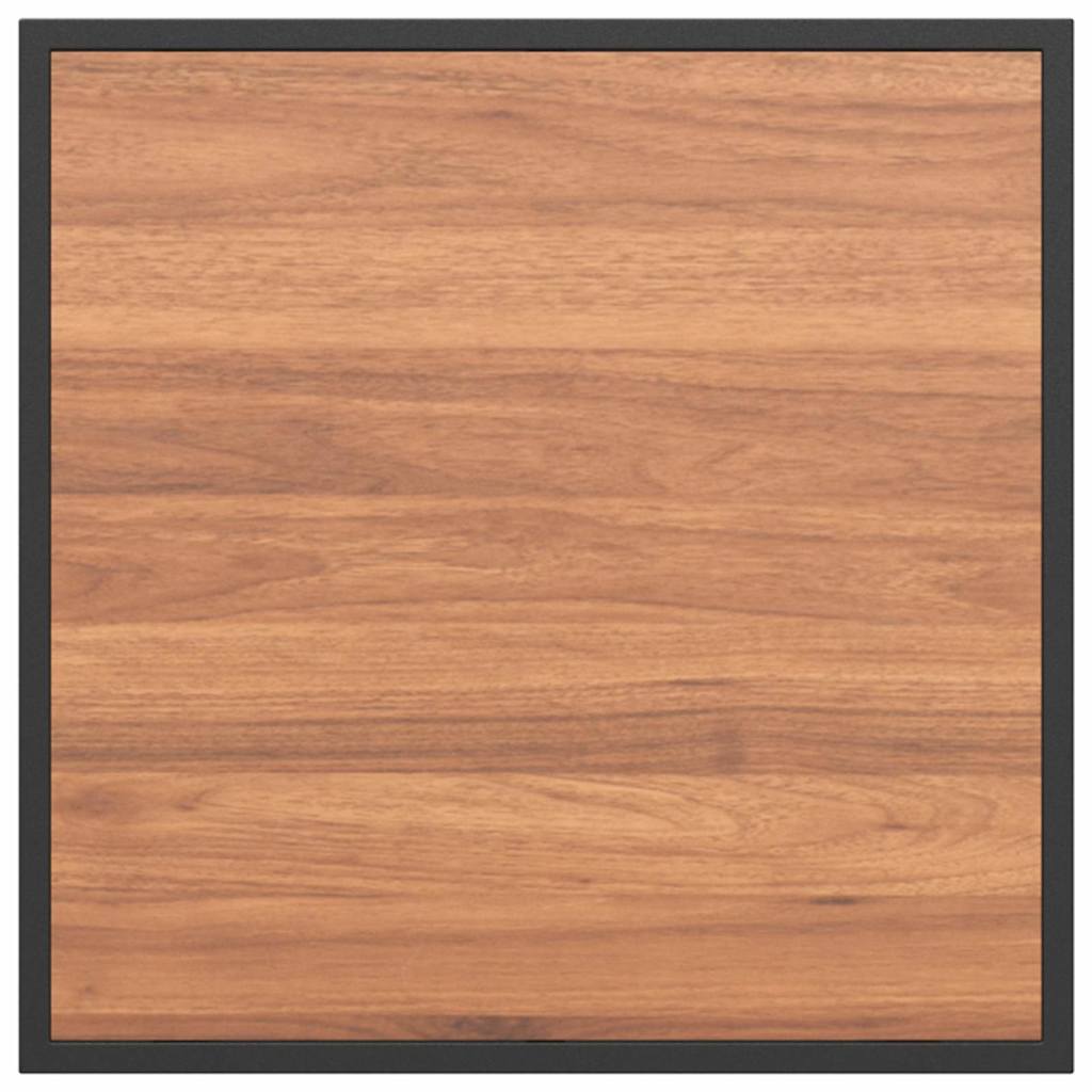Coffee Table Black and Brown 55 x 55 x 35 cm