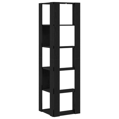 Bookcase 5-Tier 50 x 50 x 179 cm Black Oak