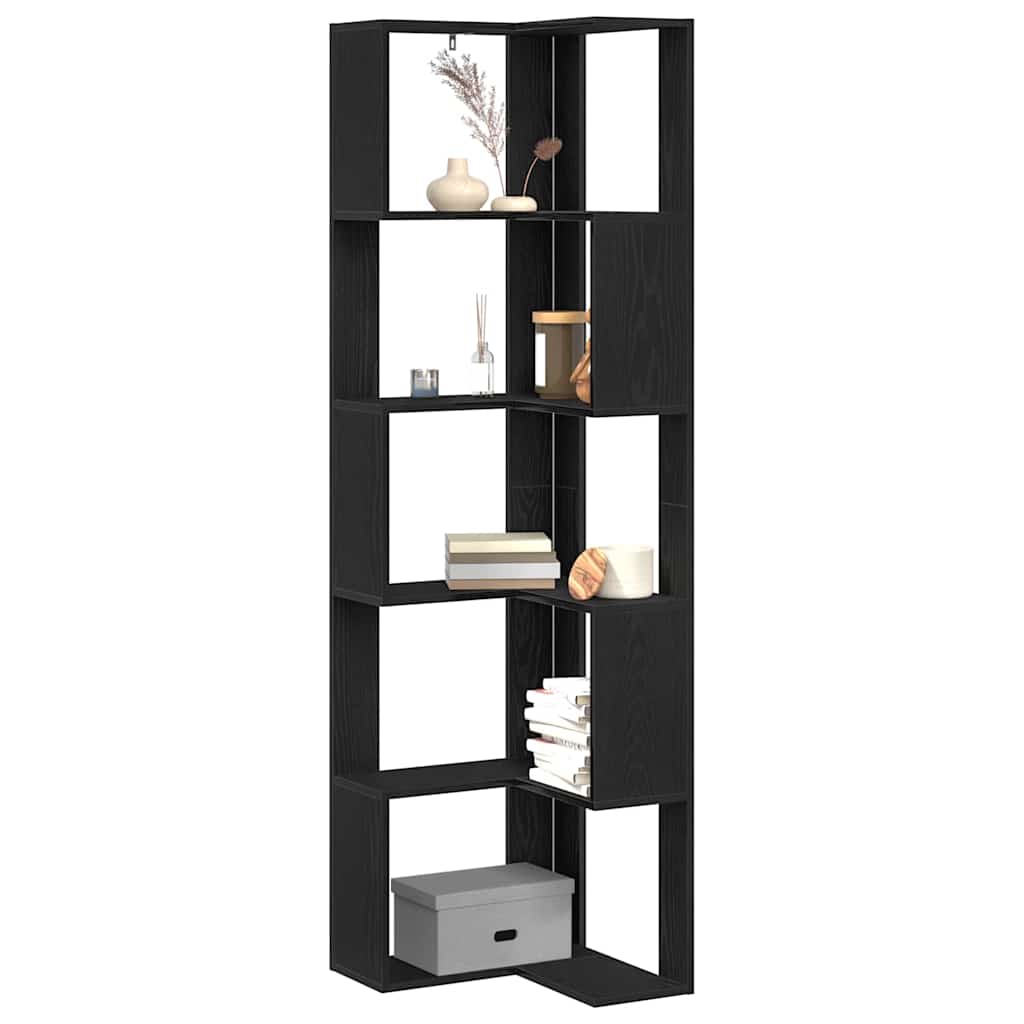 Bookcase Black Oak 50 x 50 x 179 cm